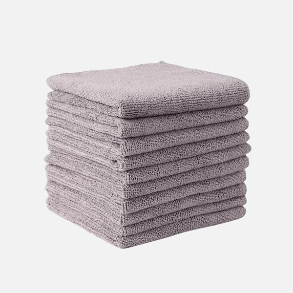 20 stk Engros Genanvendelige Tørrende Rengøringsklude Husholdningskøkken Klud Bil Mikrofiber Håndklæde Ruller Opvaskeklud Vask Håndklæder Rent Værktøj Gray 1PC