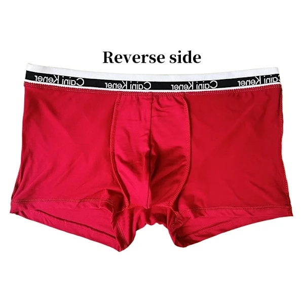 6Pcs / New Mode Mäns Underkläder Sexiga Shorts Solid Färg Boxer Shorts Andas Antibakteriell Comfort Mäns Underklär 6Pcs Multi1 L(45-55)kg