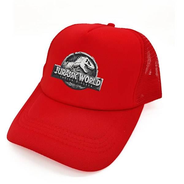 Jurassic World Snapback Hat Justerbar Bomull Jurassic Park Dinosaur Baseball Cap Pappa Hat Gåva För Män Kvinnor Cool Mesh Solkapslar PURPLE