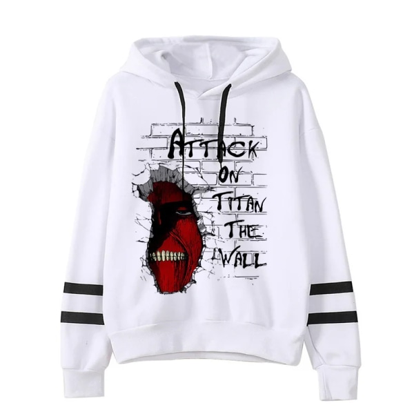 Rolig Shingeki No Kyojin Attack on Titan Cartoon Streetwear Hoodies Herr Cool japansk Anime Manga Sweatshirt Grafisk Hoody Man 32 XL