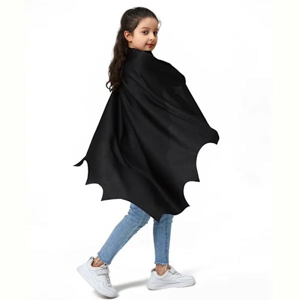 Halloween Dekoration Halloween Barn Bat Ärm Cape Cosplay Prestanda Play Kostym Scen Performance Cape Visa Kostyme 10PCS Height-120cm