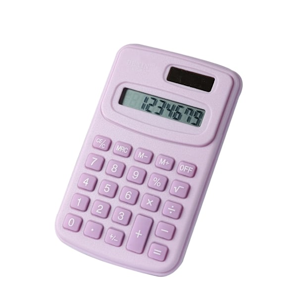 Liten Räknemaskin Silent Calculator Mini Version Inlärning Hjälp Bärbar Räknemaskiner Tillbaka Till Skolan Leveranser Studenter / Financer 04