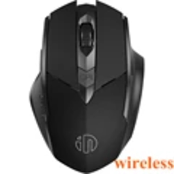 Bluetooth Rechargeable Wireless Mouse 2.4G PM6 Wireless Mouse Office Mute Support PC Laptop Tablet Gamer Mouse For Computer wireless-Black