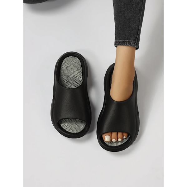 Herre Trend Slippers Sport Slippers Til Herre Indendørs Badeværelse Slippers Skridsikre Lugtfri Eva Slippers Sommerhjem. Khaki 40-41