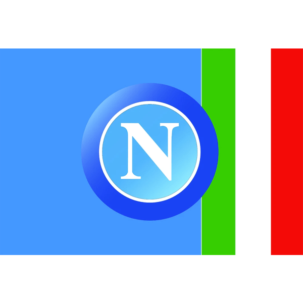 fotbollsflagga Neapel Flagga produktion Aktiviteter, sammankomster, solidaritetsflaggor NPLS04 90x 150cm