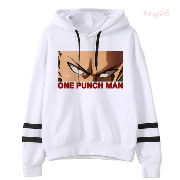 2021 One Punch Man Saitama Sensei Huvtröjor Japanska Anime Sweatshirts Herr Harajuku Manga Grafisk Hoodie Unisex Hip Hop Streetwear 30518 L