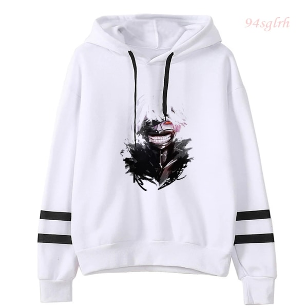 Unisex Tokyo Ghoul Kaneki Ken Eyes Hoodie Japansk Anime Pullover Herr Kawaii Manga Sweatshirt Harajuku Hip Hop Streetwear Man 16013 L