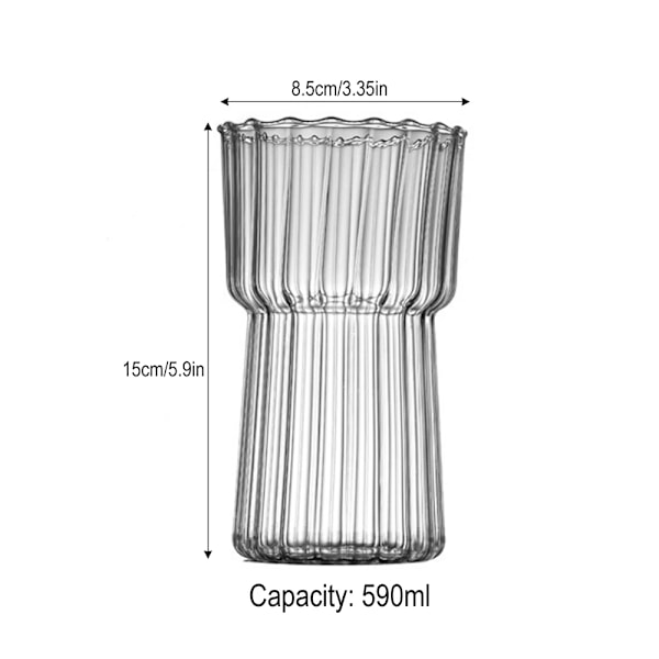 350/500/550/750ML Drikkemglas Drikkedunke Formet Glas med Bambuslåg og Glasstrå til Øl Iskaffe Vin Cocktail M4 590ML 300-800ML