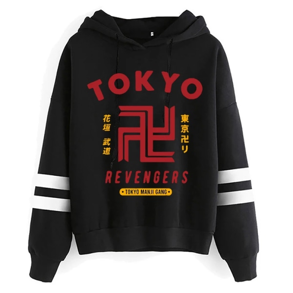 Heta Tokyo Revengers Printed huvtröjor Manjiro Sano Manga Grafisk hoodie Harajuku Fashion Streetwear Unisex hiphoptröjor Man 39073 XL