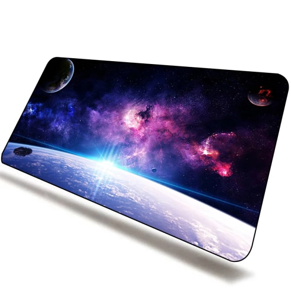 Musmatta Mauspad Gamer Galaxy Tangentbordsmattor Gaming Skrivbordsskydd Bärbara datorer Stor musmatta Cartoon Xxl Skrivbordsmatta Söt jw0003910 180x220x2mm