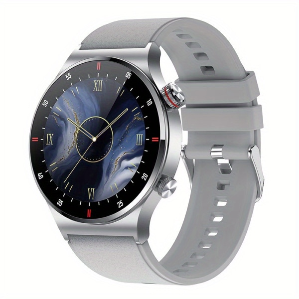 Fashion New Smart Watch, Unisex Vattentät Trådlös Sport Fitness Tracker Blodsyreövervakning Smart Watch White Silicone Strap
