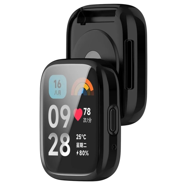 TPU- cover för Xiaomi Redmi Watch 4 Smart Watchband case Skyddsskal för Xiaomi Redmi Watch 3 Active/Lite Midnight Blue Redmi Watch 3