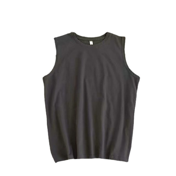 Vest Mænd Udendørs Fashion Street Hip-Hop Sport Undershirt Par Sommer Slid Student Bas Ærmeløs Toptøj Hjoon Brande Purple L