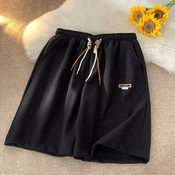 Enkelt Nya Sportbyxor Casual Byxor Modemärke Lös Byxor Mäns Ungdom Mode Trendy Solid Färg Apricot XXL