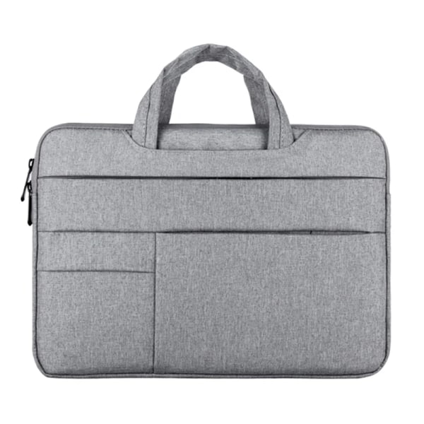 Laptopväska 11 12 13 14 15 15,6 tums vattentät case Fodral för Macbook Air Pro 13.3 15.4 Datorhandväska Portföljväska Grey For 14-15 Inch