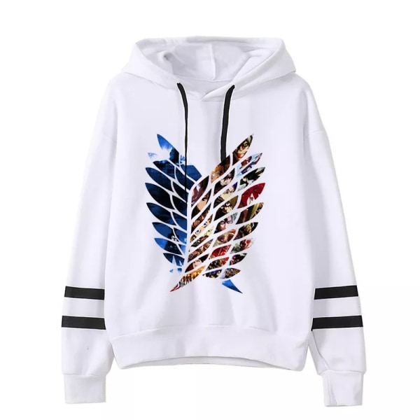 Rolig Shingeki No Kyojin Attack on Titan Cartoon Streetwear Hoodies Herr Cool japansk Anime Manga Sweatshirt Grafisk Hoody Man 33 S