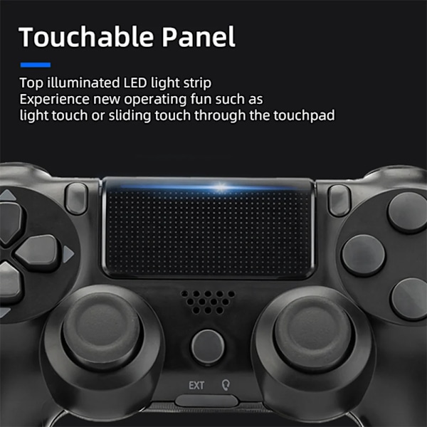 Sony Ps4 Trådløs Controller Støtte Trådløs Bluetooth Gamepad Til Playstation 4 Joystick Konsol Til P S4- Pc Androidname Black