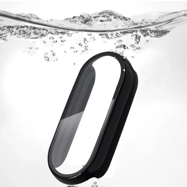 Fodral + glas för Xiaomi Mi Band 8 7 6 tillbehör Fodral + film Full Coverage skyddande fodral Miband 7 6 5 4 3 skärmskydd transparent mi band 7