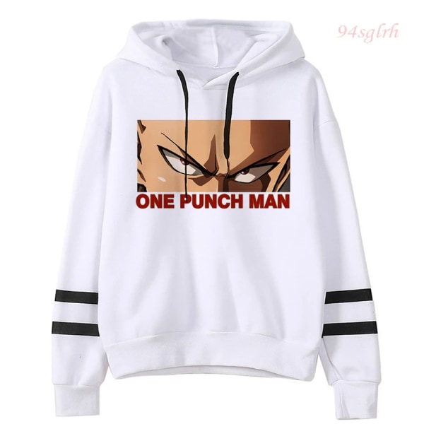 2021 One Punch Man Saitama Sensei Huvtröjor Japanska Anime Sweatshirts Herr Harajuku Manga Grafisk Hoodie Unisex Hip Hop Streetwear 30509 M