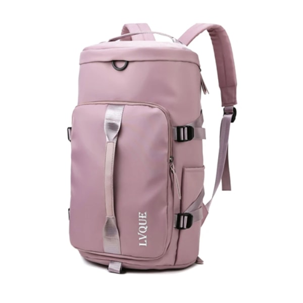 Kvinnor Stora reseryggsäckar Vattentäta Snygga Casual Daypack-väskor med bagagerem Ryggsäck Dam Sport Yoga Bagageväskor Pink B