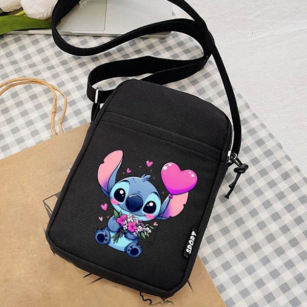 Disney Lilo & Stitch Naisten Olkalaukku Laukku Canvas Pieni Naisten Laukku Opiskelijat Yksi Olka Matkapuhelin Laukut Käsilaukku DGG3764