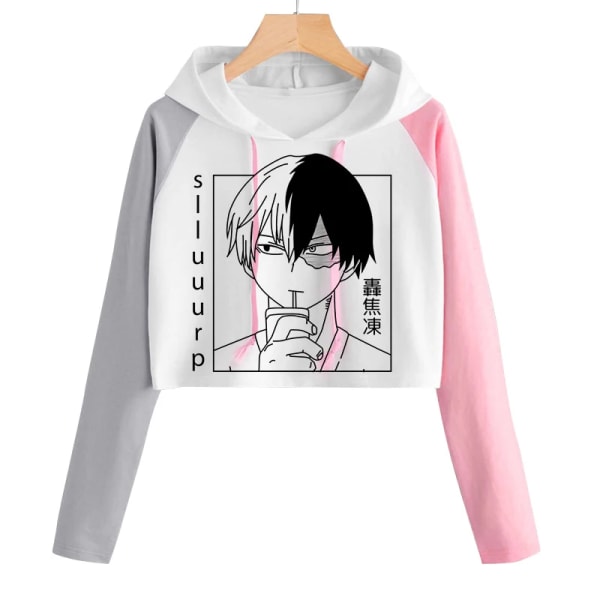 My Hero Academia Anime Cosplay Todoroki Hoodie Dam Boku No Hero Academia Streetwear Bakugo Himiko Toga Manga Sweatshirt Kvinna 16504 M