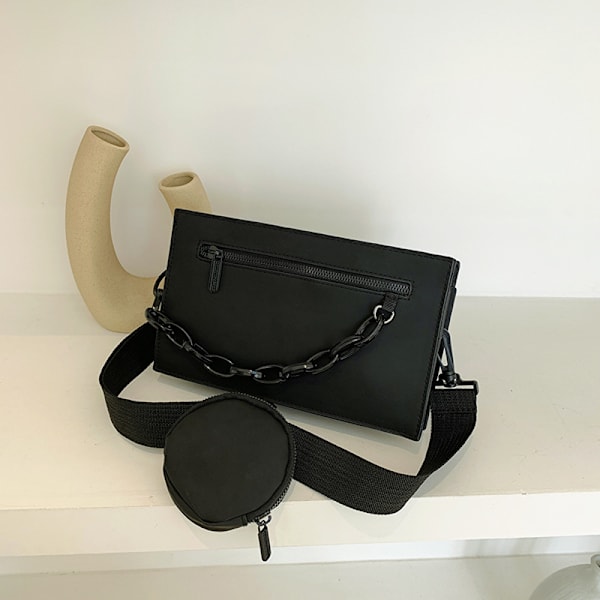 Enkelt Kuvert Paket 2023 Sommar Nya Personlig Handväska Casual Mode Trendy Axel Väska Personaliserad Messenger Bag Personaliserad Messenger Grey