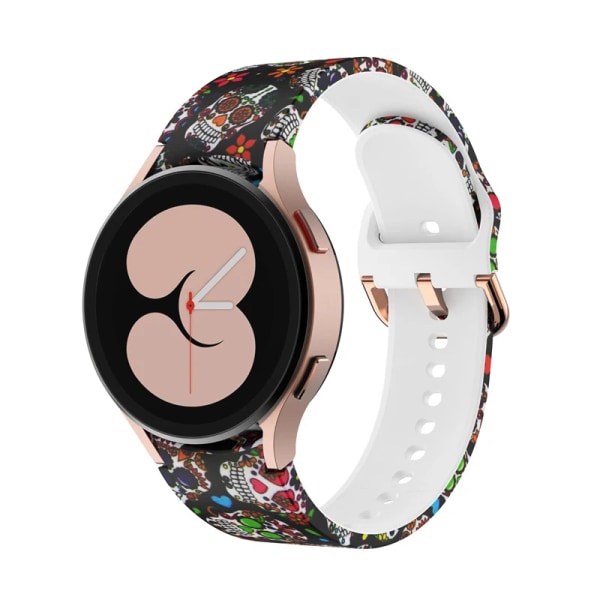 Original silikonband för Samsung Galaxy Watch 4/6 Classic 46mm 42mm Silikonrem för Galaxy Watch 5/ pro/4/6 44mm 40mm band 1 Galaxy watch 6 40mm