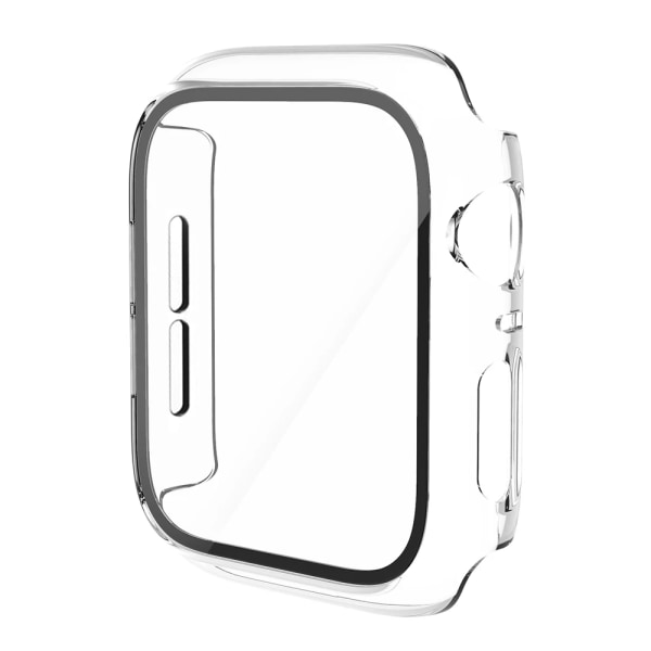 Glas+ case cover för Apple Watch Case Series 8/7 41 mm 45 mm iWatch 321 42 mm 38 mm Apple Watch SE654 44 mm 40 mm case Clear Apple Ultra 49mm