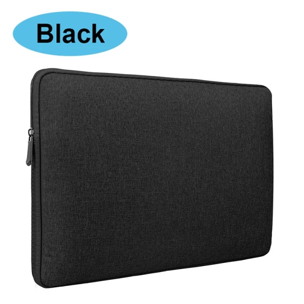 Laptop Notebook- case Tablet Sleeve Cover Väska 11" 12" 13" 15" 15.6" för Macbook Matebook Retina 14 tum för Xiaomi Huawei HP Dell Black For 13 inch