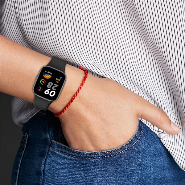 NY Silicone Armband för Xiaomi Redmi Watch 3 Smartwatch Band Armband XiaoMi Redmi Watch 3 Active Fodral Skyddande Omslag 12 Redmi Watch3