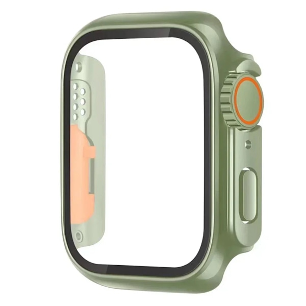 Karkaistu lasisuojus Apple Watch -kotelolle 45 mm 41 mm 44 mm 40 mm 42 mm 38 mm Ulkonäköpäivitys Ultra Watch -sarjassa 8 7 Se 9 6 5 4 3. Olive green 40MM Series 4 5 6 SE