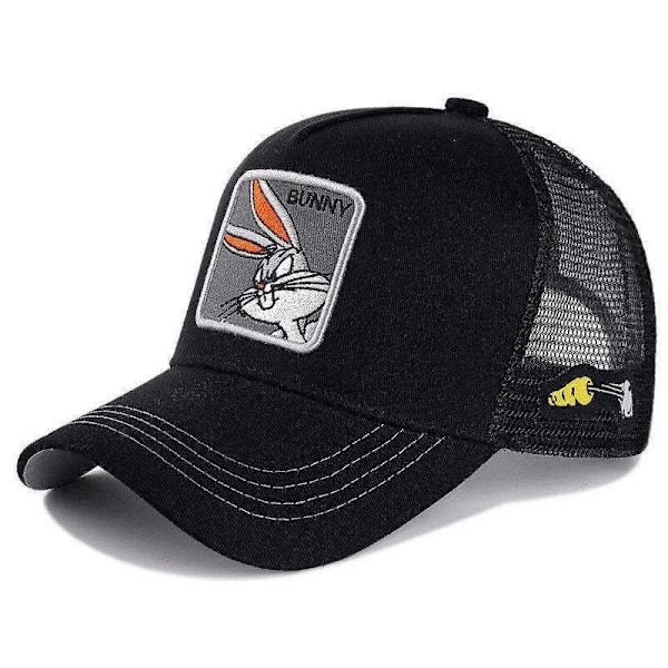 Høj kvalitet mærke anime tegneserie snapback bomuld baseball cap mænd kvinder hip hop far mesh hat trucker hat dropshipping BUNNY 55cm-60cm