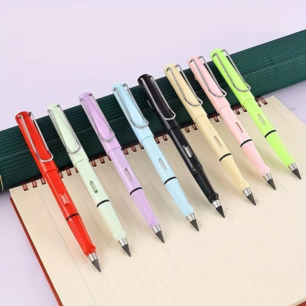 11 st Set, Macaroon färgkombinationspenna, långvarig hållbar penna, 0,5 mm penna, bläckfri penna, magic penna för att rita och skriva 11 Pcs  Mix Set - Maka Pink