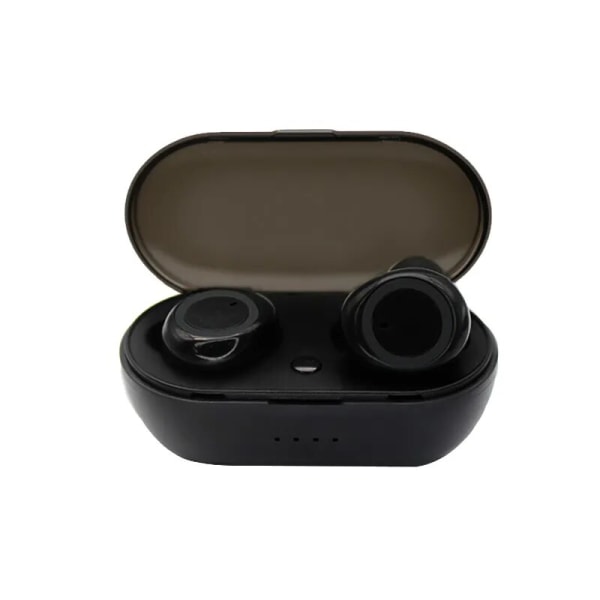 Original TWS Y50 Öronsnäckor Trådlöst Bluetooth Headset med Mic Touch Control Fone Bluetooth Hörlurar Trådlösa Hörlurar Y50 Black