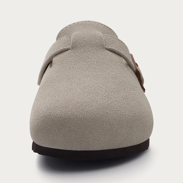 Litfun Retro Kork Clogs Tøfler Til Mænd Mode Mænd Muler Sko Med Arch Support Unisex Klassiske Strand Sko Mænd Sandaler Apricot 38