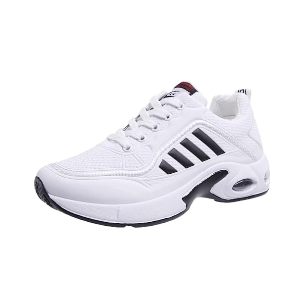 Herre Sneakers Mode Komfortable Sneakers Herre Sko 2023 Nye Wedges Sneakers Casual Udendørs Vulcanizes D Løb Sko Til Mænd WHITE 39