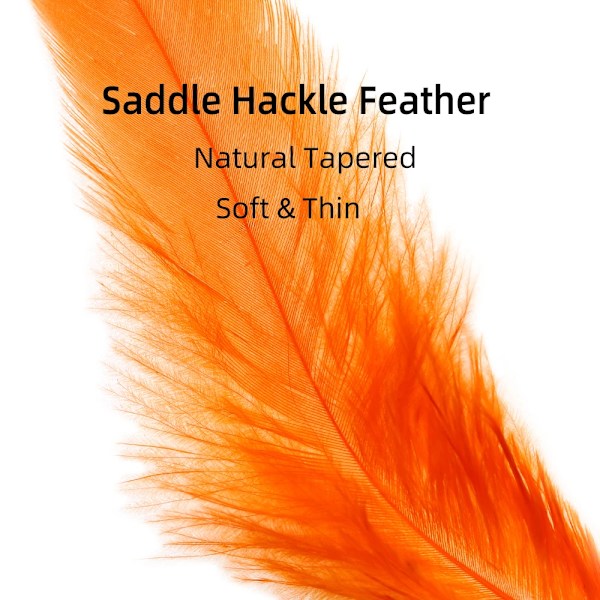 50 STK/Pakke Farvede Hanekam Hackle Fluer Bindende Hanekam Schlappen Fjer til Ørred Laks Bas Havvand Streamer Fluer 50PCS Pack Black