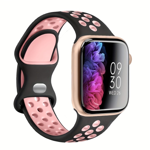 Fashion Wireless Call And Answer Smart Watch 4,65 cm tums helskärmspeklocka för män och kvinnor för flera sporter, uppringning/svarartelefoner Rose-golded & Black