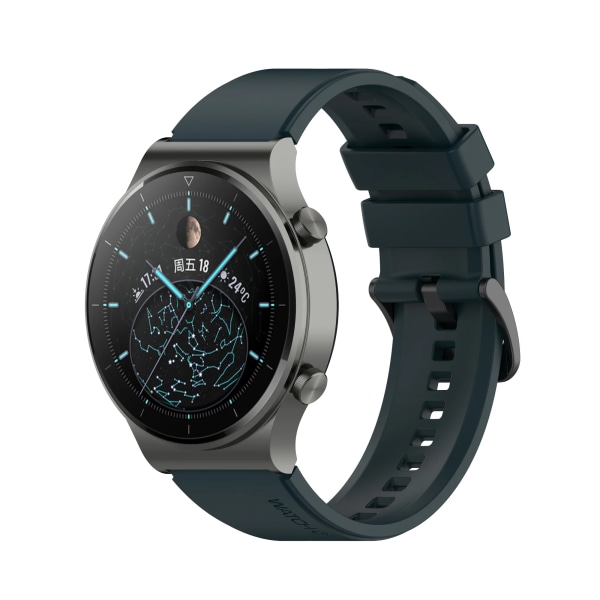 22 mm 20 mm silikonrem för Huawei Watch 4/3/GT3/2 Pro Samsung Watch 6/5/4/3 Gear S3 Armband Armband Amazfit GTR/GTS 4 bälte Orange black Huawei Watch 46mm