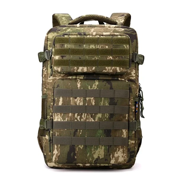 35L 1000D Nylon Vandtæt Udendørs Rygsække Taktisk Sport Camping Vandring Trekking Jagt Molle Rygsæk Yellow camouflage