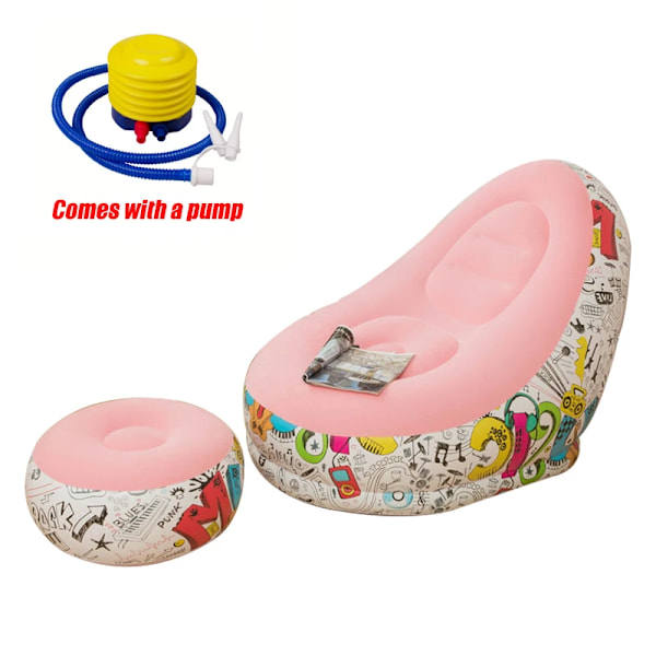 Lazy BeanBag Sofas Cover Chair No Filler Lounger Seat Bean Bag Pouf Puff Couch Tatami Living Room High Quality Inflatable Bed Pink