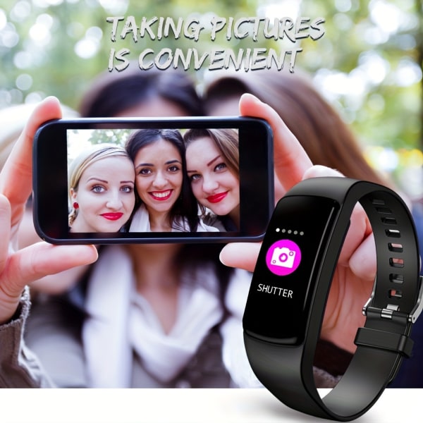 Smart Watch, Fitness Tracker, Activity Tracker Sömnmonitor med IP68 vattentät, hälsoträning Fitness Watch Stegräknare Stegräknare Gå Gray