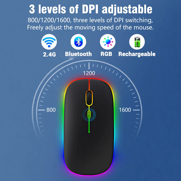 Emtra Bakgrundsbelyst combination Spanish rechargeable