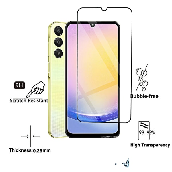 4St Härdat Glas För Samsung A25 A15 A05s A54 A34 A24 A04s A73 A53 A33 5G A13. 4G På Galaxy Skärmskydd Skyddsfilmer Skyddsfilmer 4pcs HD For Samsung A04s