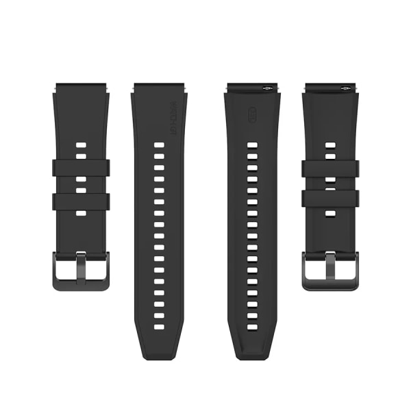 22 mm 20 mm silikonrem för Huawei Watch 4/3/GT3/2 Pro Samsung Watch 6/5/4/3 Gear S3 Armband Armband Amazfit GTR/GTS 4 bälte Black gray Strap width 22mm