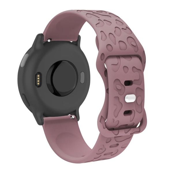 Leopard silikonarmband för Samsung Galaxy Watch 6/4/classic/5/ Pro/Active 2 Graverad rem Huawei GT 2 2e 20mm 22mm 18mm band Violet 10 22mm