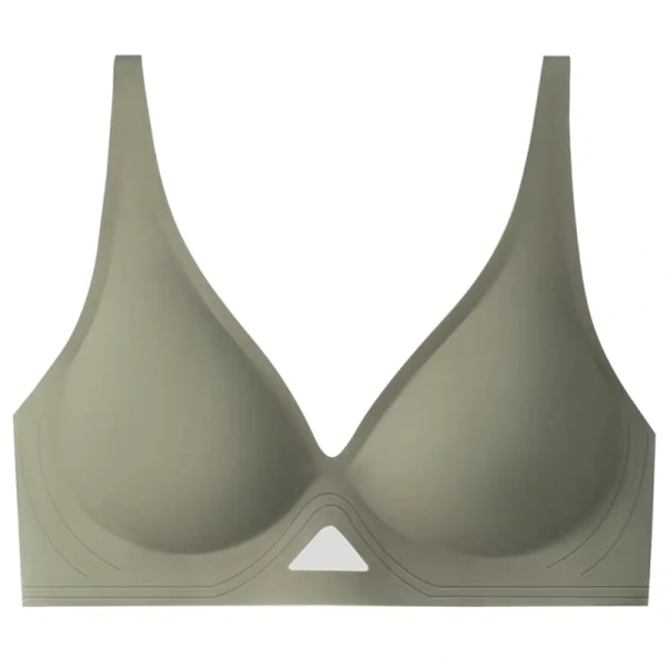 Sexiga sömlösa behåar för kvinnor trådfri behå bysthållare Push Up Bralette Kvinnliga Underkläder Kvinna Mjuka underkläder Intimates Sovkläder Style 2 Green 36(80)