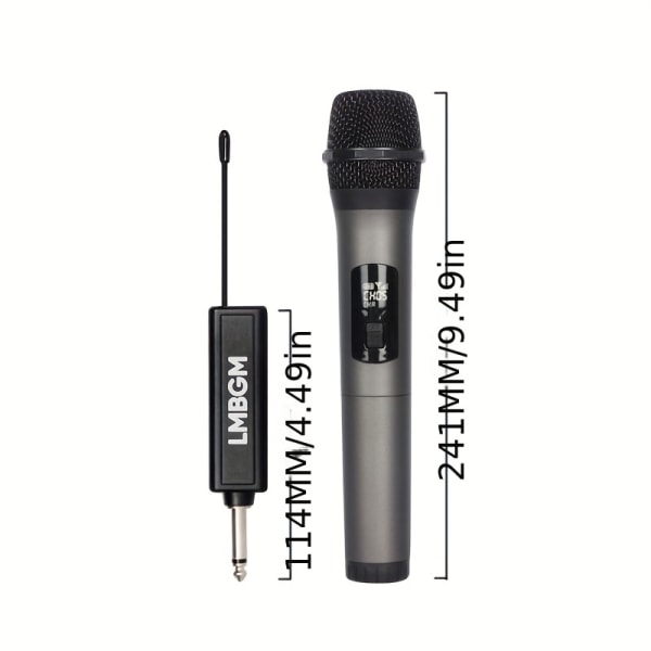 W-2 Trådlös mikrofon Hem Dynamisk Mikrofon KTV Bärbar Ljud Dator Sång Prestanda Mikrofon Handhållet mikrofonsystem