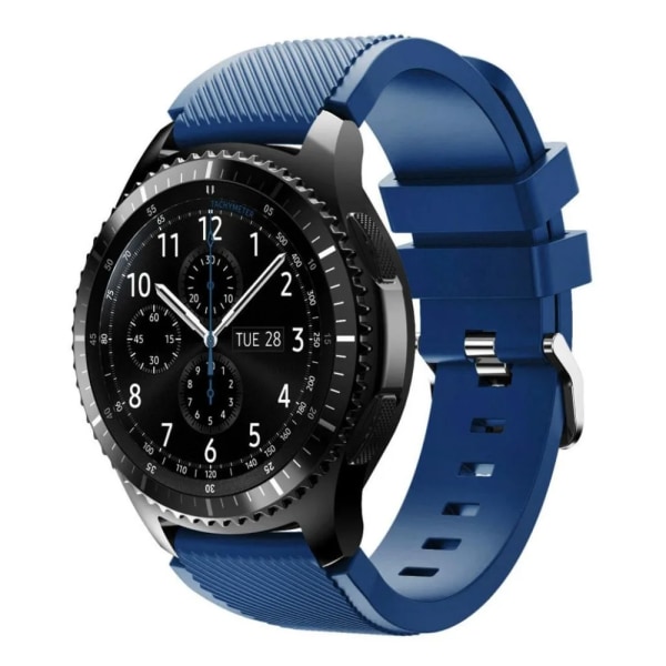 22mm mjukt silikonarmband för Samsung Galaxy Watch 3 46mm Gear S3 Huawei Watch GT GT2 46mm bekvämt armband för Amazfirt GTR 47mm Midnight blue A for other 22mm